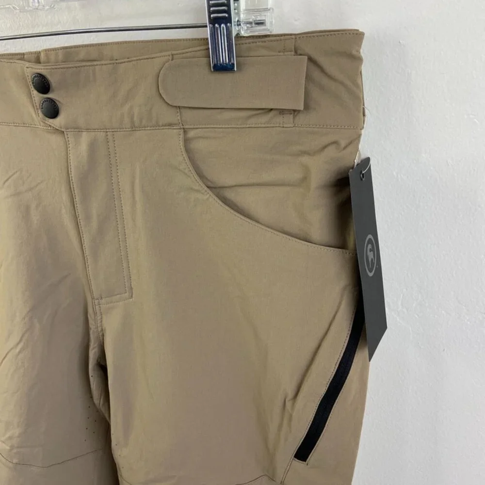 NWT Backcountry Fossil Tan Empire Bike Short